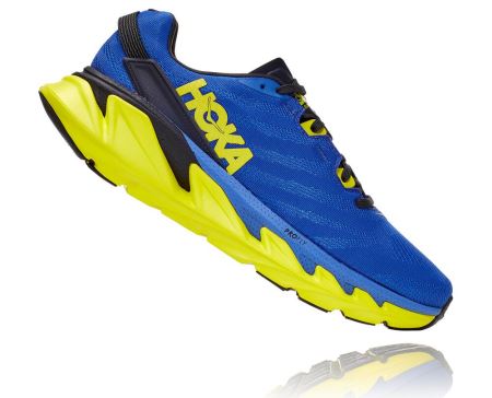 Hoka One One Elevon 2 - Adidasi Alergare Pe Drum Barbati Albastri / Roz | RO-w8DHCkP